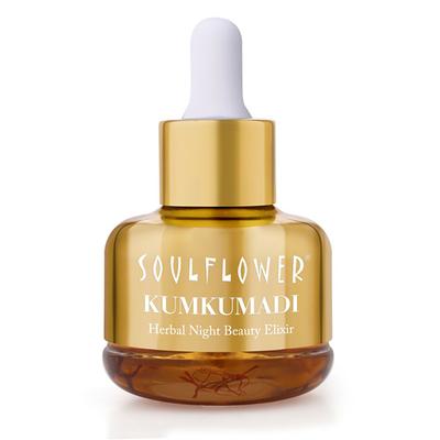 Soulflower Pure & Natural KUMKUMADI Night Beauty Elixir With Precious Oils of Saffron & Almond 30 ml - Perfumes (Edt/Edp)