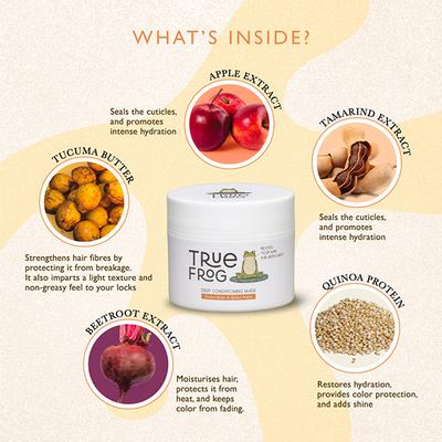 TRue FRoG Deep Conditioning Hair Mask 200 gm - Conditioners