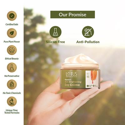 Lotus Botanicals Vitamin C Skin Brightening Day Cream SPF 25 PA+++ 50gm - Day Cream