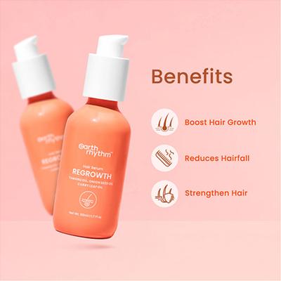 Earth Rhythm Onion, Curry Leaf & Tamanu Oil Hair Serum 10 gm - Hair Serums