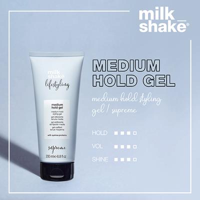 milk shake Lifestyling Medium Hold Gel 200 ml - Hair Gels & Waxes