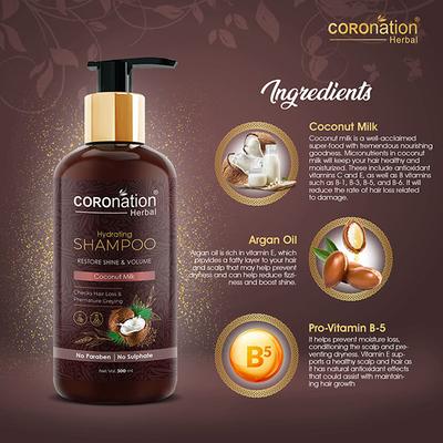 COROnation Herbal Coconut Milk Shampoo 300 ml - Shampoos