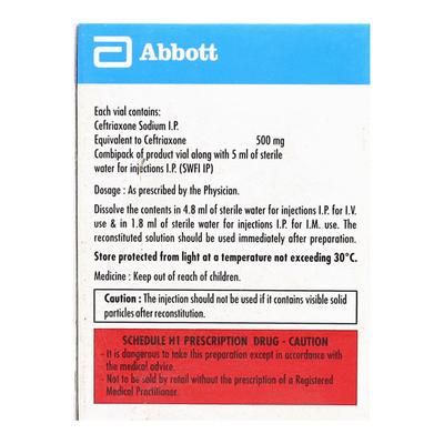 Finecef 500mg Injection 1'S - Bacterial Infections-Cep