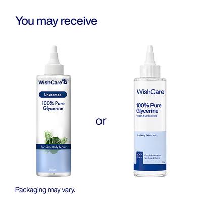 Wishcare Pure & Unscented Glycerine for Healthy Skin & Hair Hydrates & Nourishes Skin & Hair (250gm) - Face Moisturizers