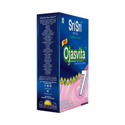 Sri Sri Tattva Ojasvita Powder - Strawberry Flavour 200 gm (Refill Pack) - Health Products