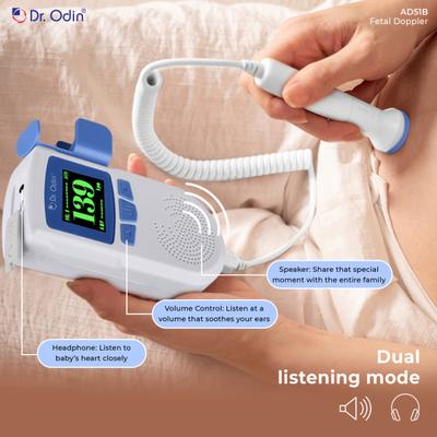 Dr. Odin Fetal Doppler (AD51B) with Ultrasound Gel 1's - Fetal Doppler
