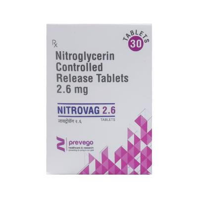 NITROVAG 2.6 Tablet 30's - Angina