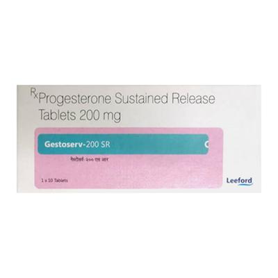 GESTOSERV 200 SR Tablet 10's - Hormonal Therapy-Oes