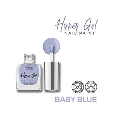 RENEE Hyper Gel Nail Paint - Baby Blue 10 ml - Nail Polish