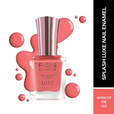 Faces Canada Ultime Pro Splash Luxe Nail Enamel - Apricot Pie (L47) 12 ml - Nail Polish