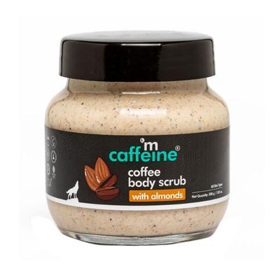 Mcaffeine Creamy Coffee Body Scrub with Almonds , Exfoliates, Removes and Dry Skin 200gm - Scrubs & Exfoliants