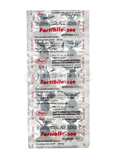 Fortibile 300mg Tablet 10'S - Cholelithiasis/Gall Stones