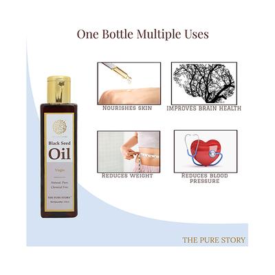 The Pure Story Black Seed Oil Pure and Natural 100ml - Hair Oils