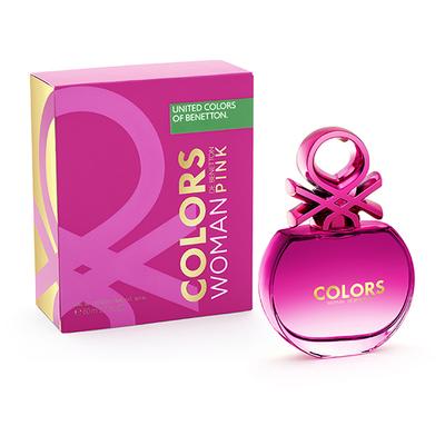 United Colors Of Benetton Colors Pink For Her Eau De Toilette 80 ml - Women Perfumes (Edt/Edp)