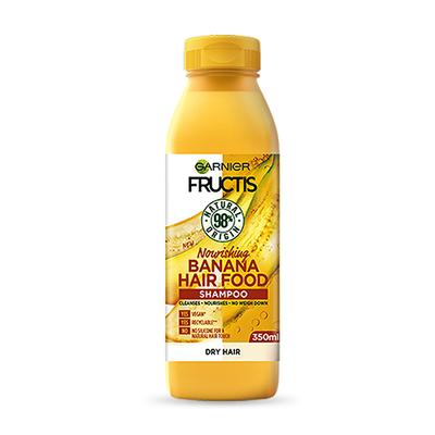 Garnier Fructis Hair Food - Nourishing Banana Shampoo For Dry Hair 350 ml - Shampoos