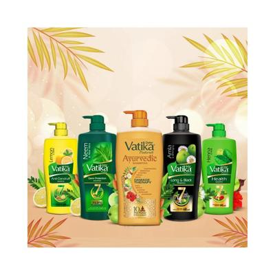 Dabur Vatika Naturals Ayurvedic Shampoo 1000 ml - Shampoos