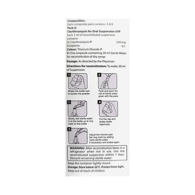 ALICLAIR 250 Dry Syrup 30ml - Bacterial Infections-Mac