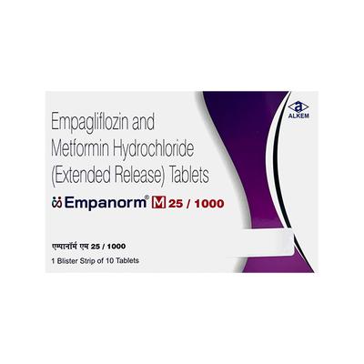 EMPANORM M 25/1000 Tablet 10's - Diabetes-Ant