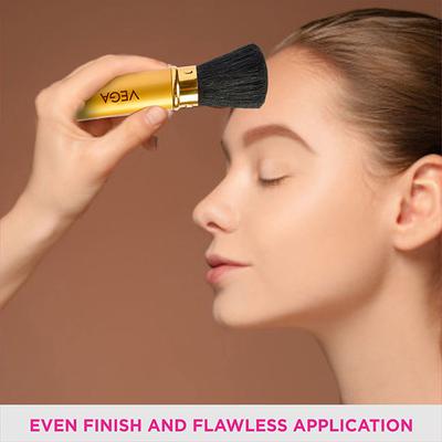 Vega Powder Brush Rt (EV - 20RT) 46 gm - Face Brush