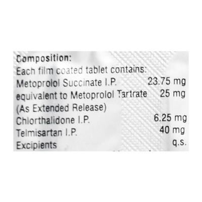TELMA MCT 25/6.25 Tablet 10's - Hypertension-Ang