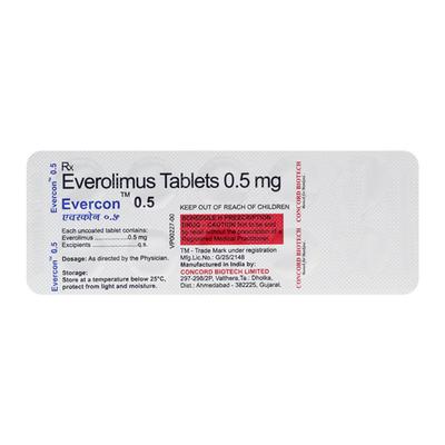 EVERCON 0.5mg Tablet 10's - Auto Immune Disease-Imm