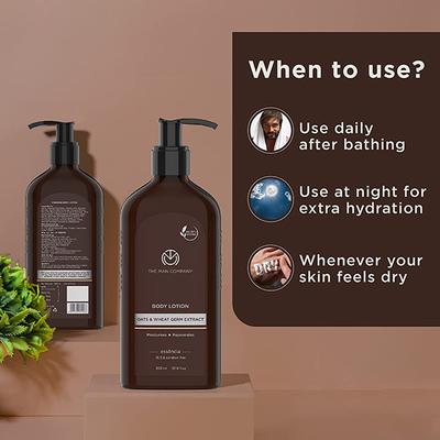 The Man Company Body Lotion - Oats & Wheat Germ Extract 420 ml - Lotions & Creams