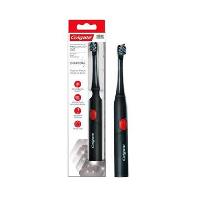 Colgate-Palmolive, Colgate Pro-Clinical 150 Charcoal Battery Powered Toothbrush 1's - Toothbrushes
