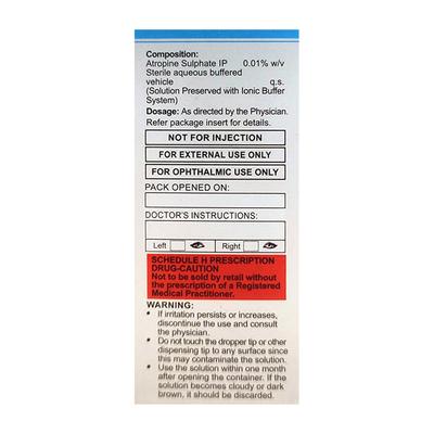 TROPKIDS Ophthalmic Solution 5ml - Mydriasis