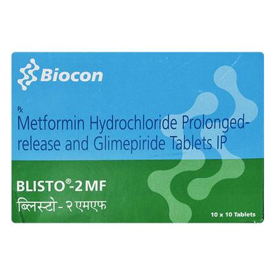 Blisto 2Mf Tablet 10'S - Diabetes-Ant