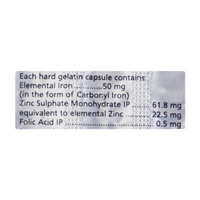 Cofol Z Capsule 15'S - Iron Supplement/Anaemia-Vma