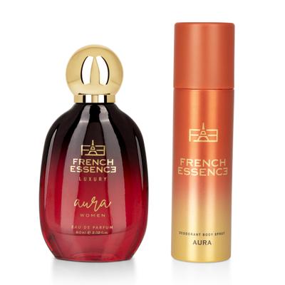 French Essence Aura Gift Set - Deodorant Body Spray 150 ml + Perfume 60 ml 1's - Perfumes (Edt/Edp)