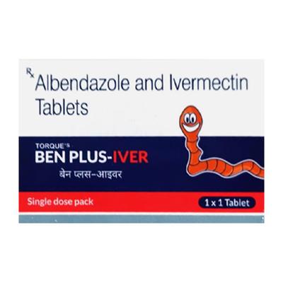 BEN PLUS IVER Tablet 1's - Parasitic Worms-Ant