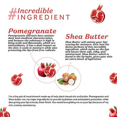 Atulya Pomegranate Natural Lip Balm 5 gm - Lip Balms