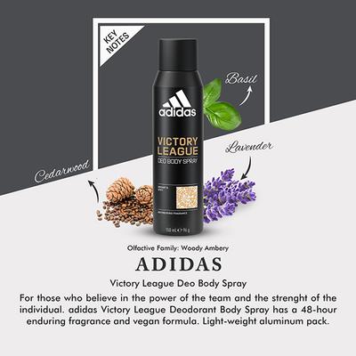 Adidas Victory League 150ml Deodorant Set 3's - Men Deodorants/Roll-Ons