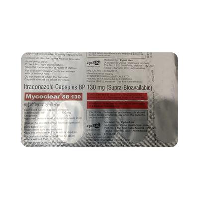 MYCOCLEAR SB 130 Capsule 10's - Fungal Infections-Anf