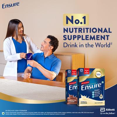 Ensure Powder - Vanilla Flavour 200 gm (Refill Pack) - Daily Health Drinks