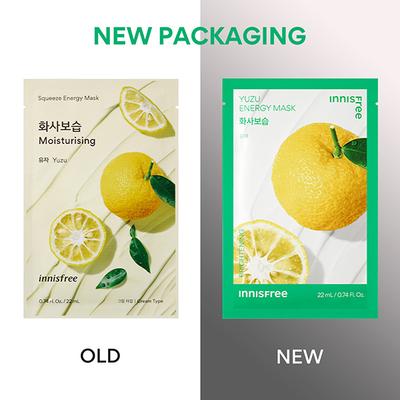 Innisfree Yuzu Energy Mask 22 ml - Sheet Masks