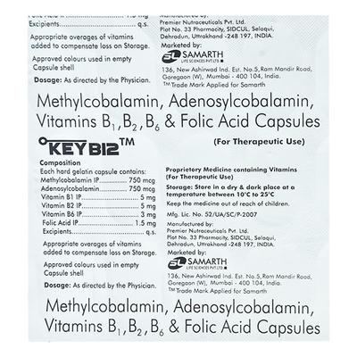 KEYB12 Capsule 15's - Supplements-Vam