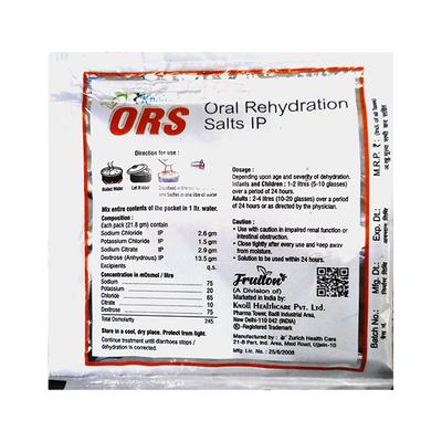 KNOLL'S ORS REFRESHING ORANGE FLAVOUR Sachet 21.8gm - Supplements-Ele