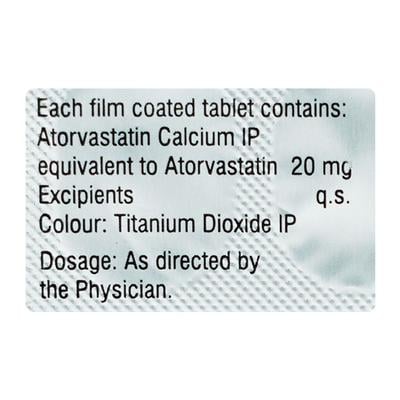 Storvas 20mg Tablet 15'S - High Cholesterol-Dys