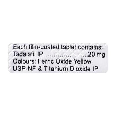 Tadact 20mg Tablet 10'S - Impotence/Erectile Dysfunction (Ed)