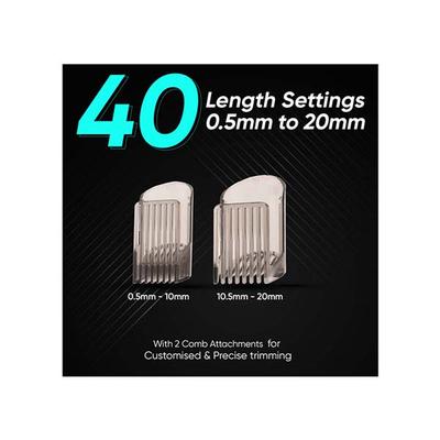 Vega SmartOne Series S1 VHTH-30 Fully Waterproof Trimmer 120 min Runtime 40 Length Settings (Black) 1's - Trimmers