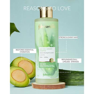 Fabessentials Aloe Vera Avocado Shampoo 250 ml - Shampoos