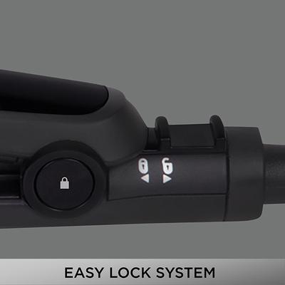 VEGA Keratin Glow Hair Straightener With Temperature Control and Ceramic Coated Long Floating Plates (VHSH-21) Black 1 gm - Straighteners