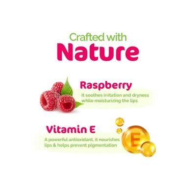 Mamaearth Nourishing Tinted 100% Natural Lip Balm with Vitamin E and Raspberry 4 gm - Lip Balms