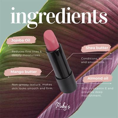 Ruby's Organics Lipstick - Apricot 3.7 gm - Lipsticks