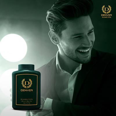 Denver Hamilton Premium Body Talc for Men 100 ml - Talcum Powders