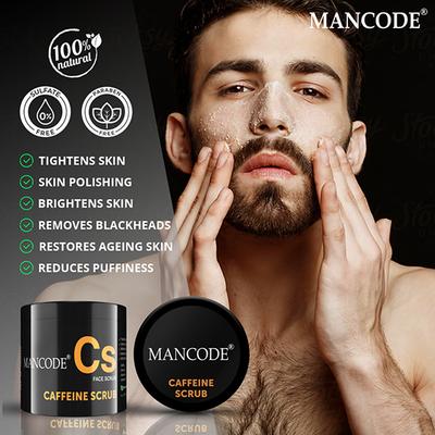 MANCODE Caffeine Scrub 100 gm - Scrubs & Exfoliants