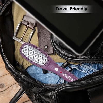 Vega Professional Mighty Mini Hair Straightening Brush, (VPVMS-08) 1's - Hair Dryers