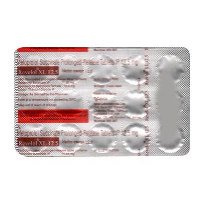 REVELOL XL 12.5 Tablet 15's - Hypertension-Bet